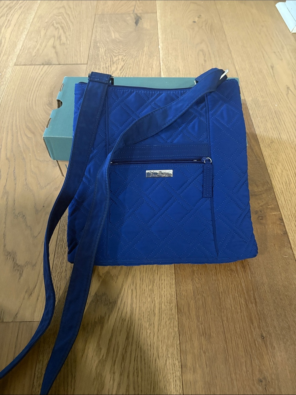 Vera Bradley Cobalt Quilted Crossbody Bag